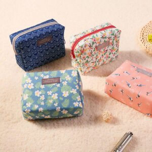 New Style Travel Toiletry Bag Waterproof Fashion Cotton Cosmetic Bag