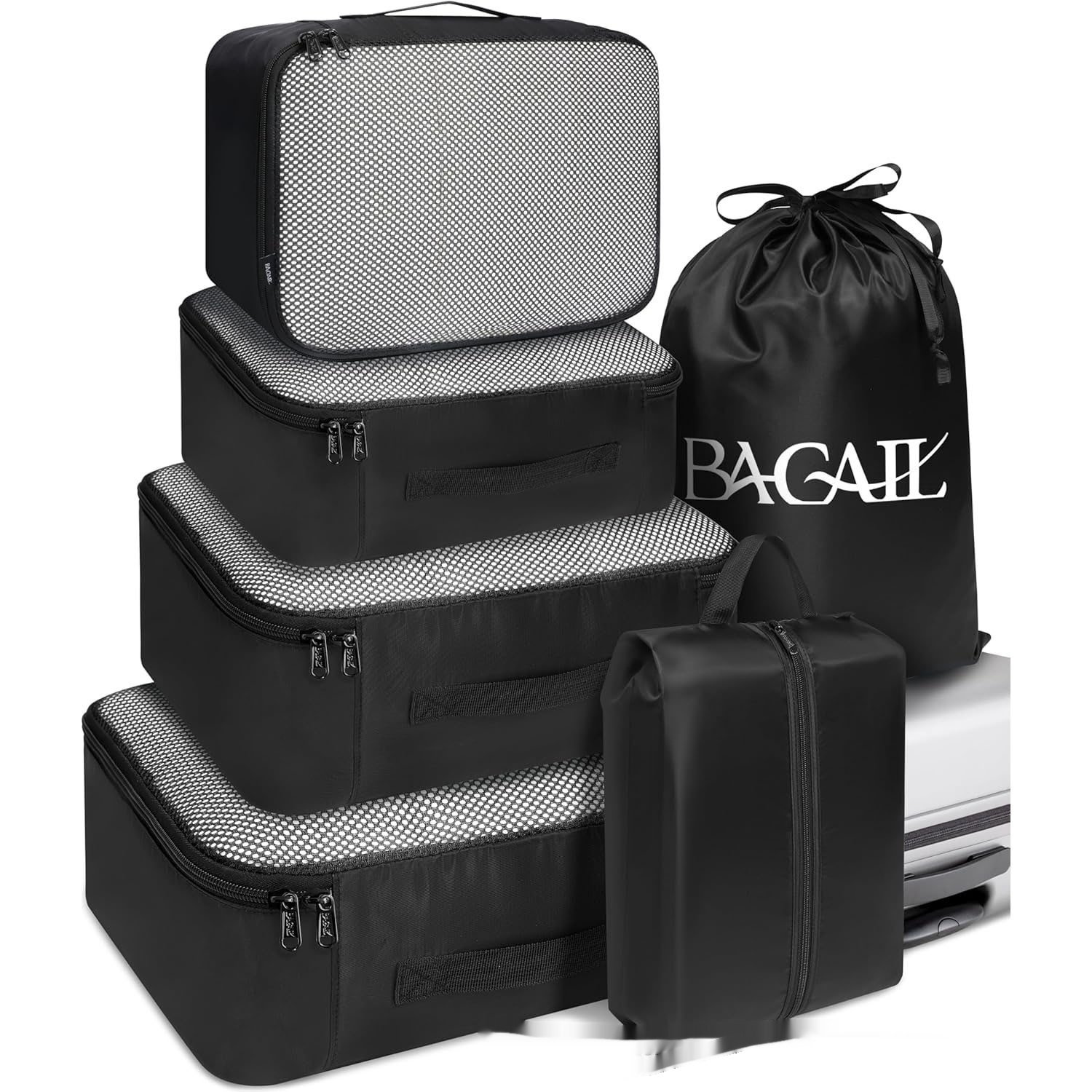 Cubic Eight-piece Set Travel Set Packing Bags Underwear - Image 2