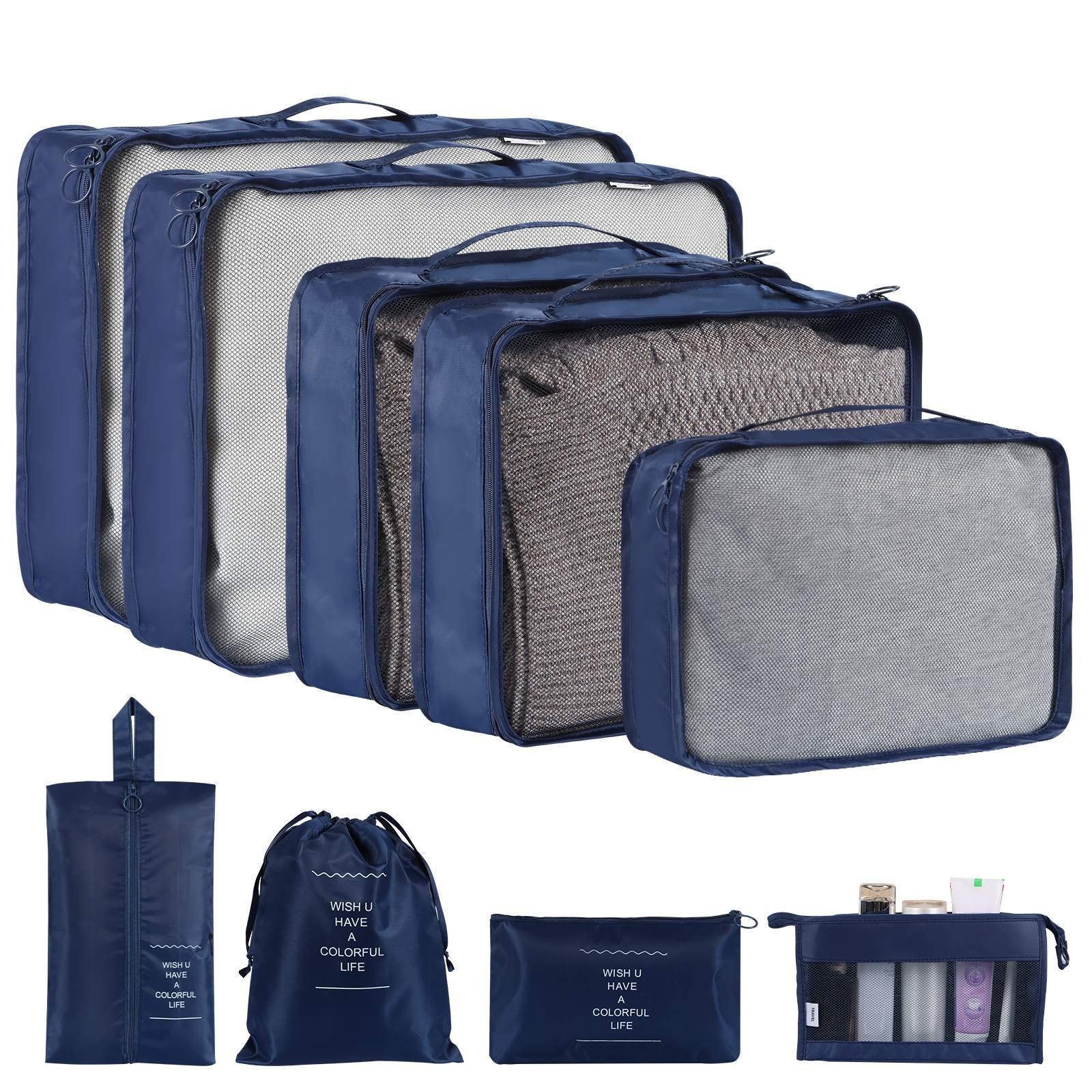 Travel Storage Bag Travel Portable Clothing Luggage Packing Bags - Image 9