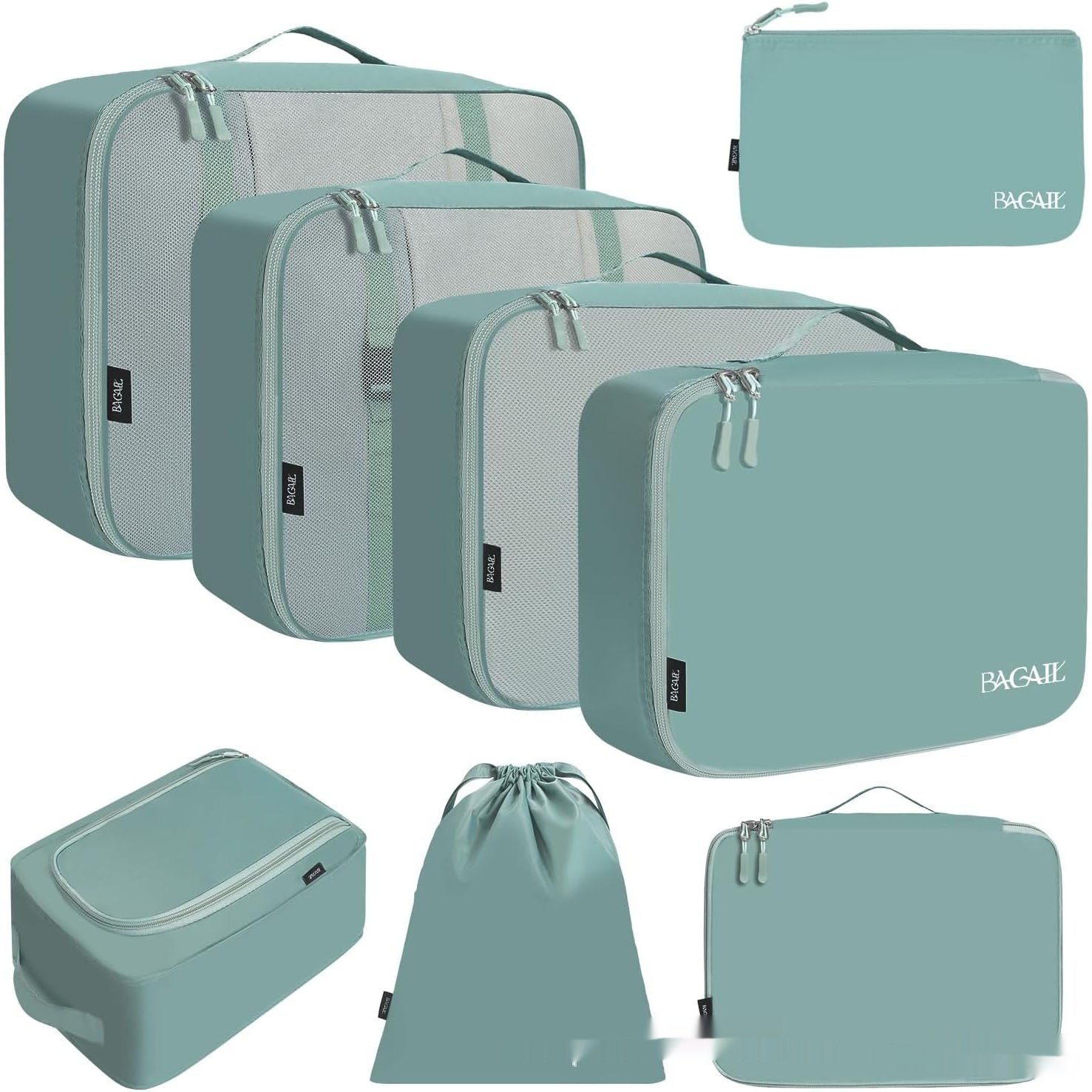 Cubic Eight-piece Set Travel Set Packing Bags Underwear - Image 5