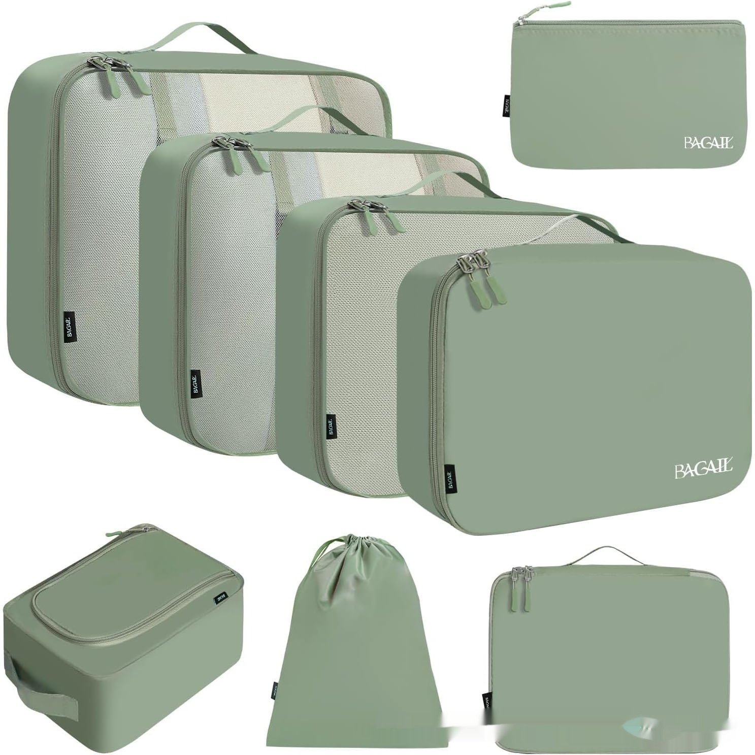 Cubic Eight-piece Set Travel Set Packing Bags Underwear - Image 9