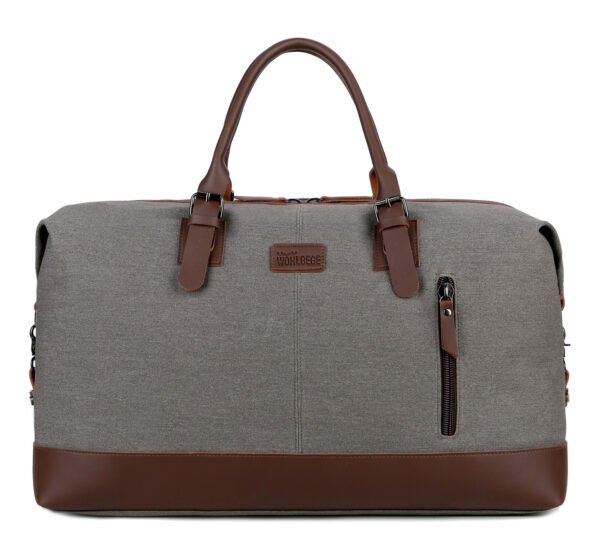 Canvas Travel Bag Men's Gym Bag Outdoor Luggage Bag - Image 4