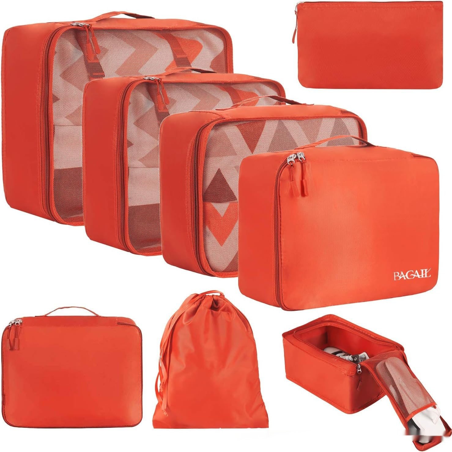 Cubic Eight-piece Set Travel Set Packing Bags Underwear - Image 10