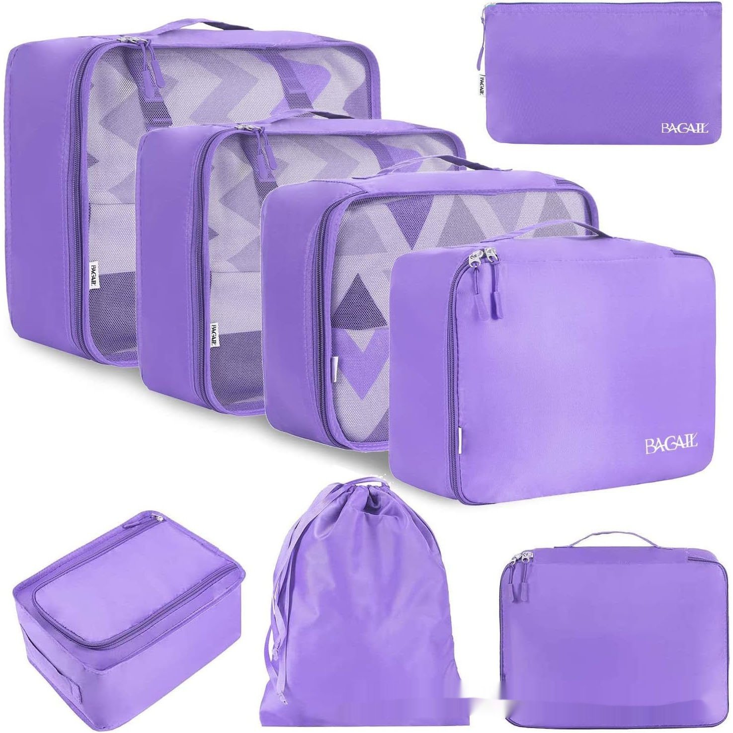 Cubic Eight-piece Set Travel Set Packing Bags Underwear - Image 8