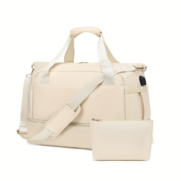 Women's Travel Duffel Bag, Sports Gym Yoga Duffel Bag Weekender Overnight Totes Bag
