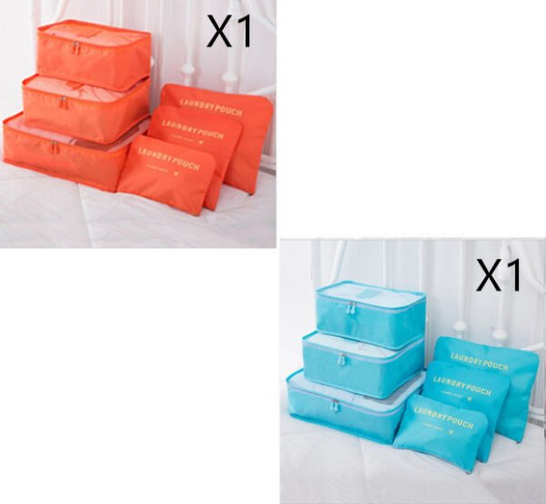 6 PCS Travel Storage Bag Set for Clothes Tidy Organizer - Image 10