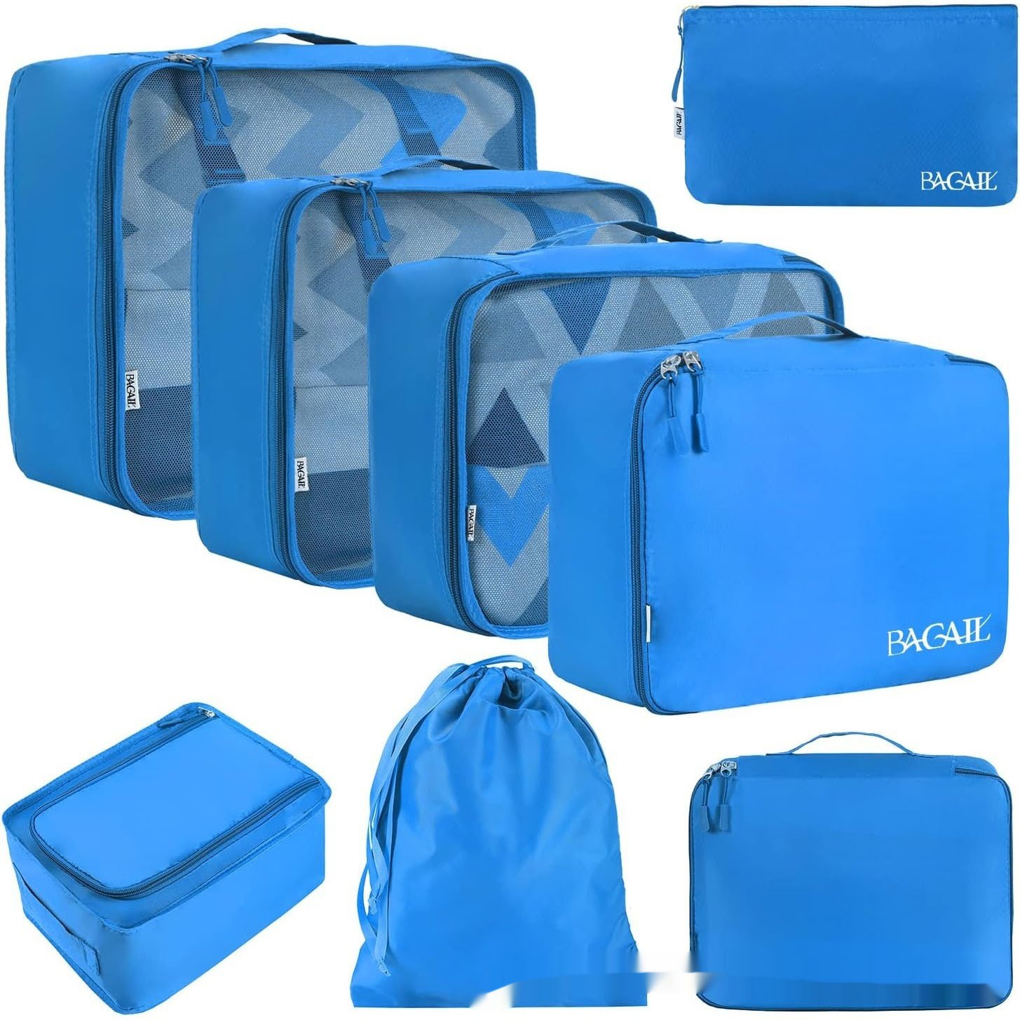 Cubic Eight-piece Set Travel Set Packing Bags Underwear - Image 7