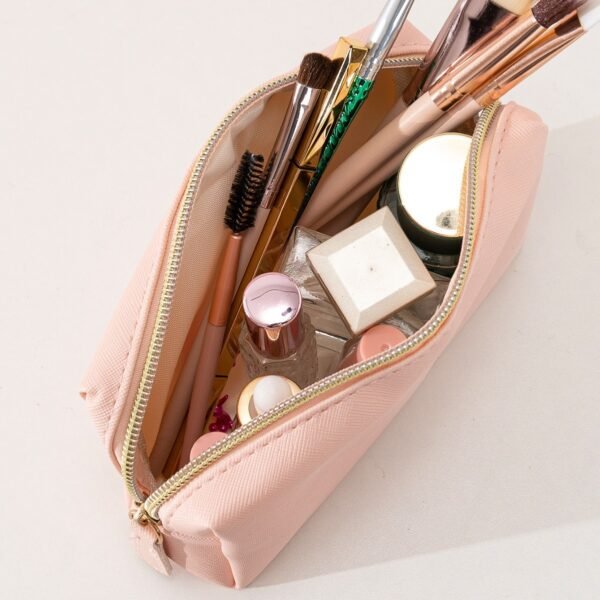 Women's Octagonal Cosmetic Bag Travel Portable Toiletry Bag Cute Waterproof - Image 3