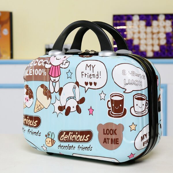 14-inch Portable Cosmetic Case Large Capacity Travel Toiletry Bag - Image 6